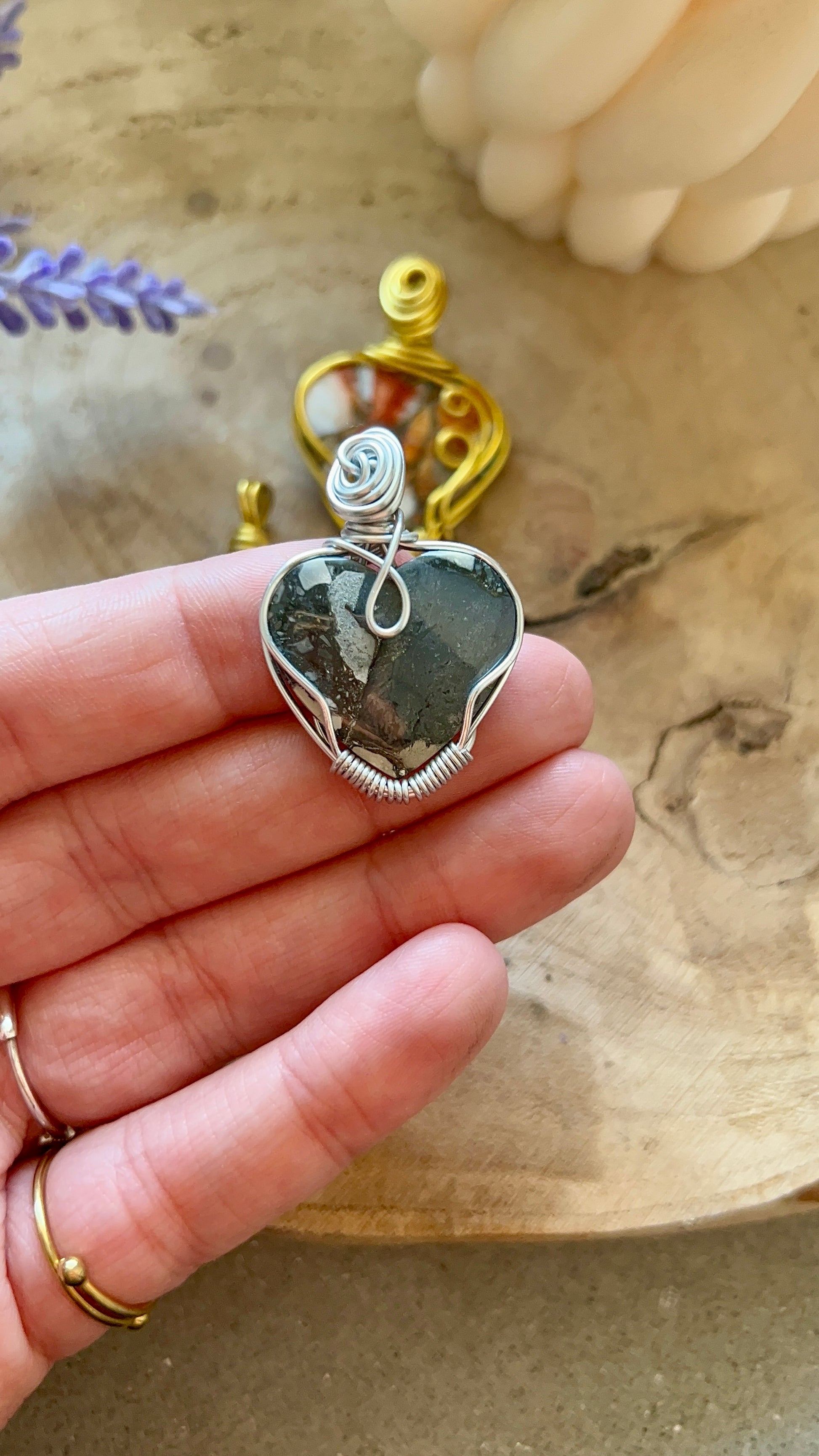 Charm cuoricini handmade
