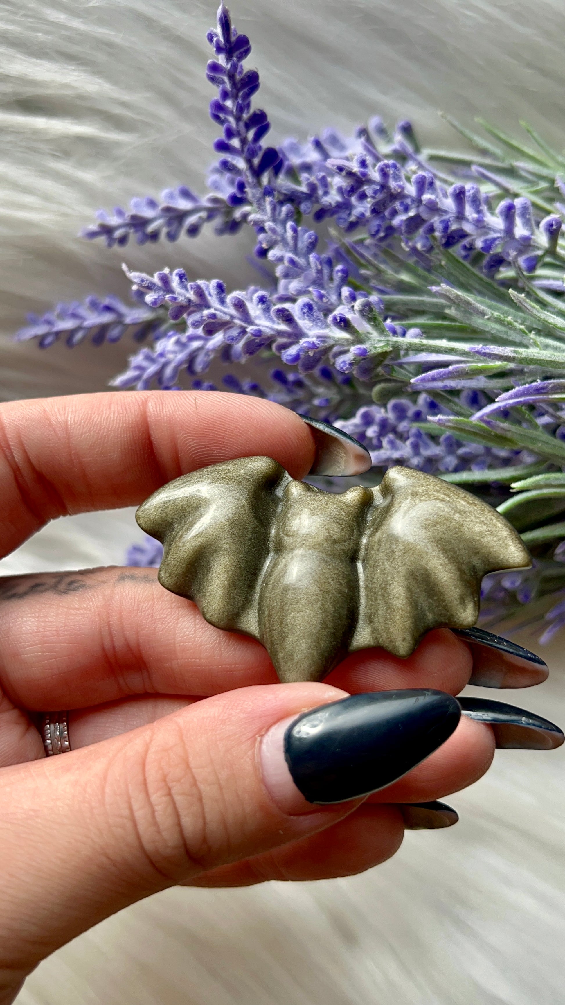 Pipistrelli in pietre naturali