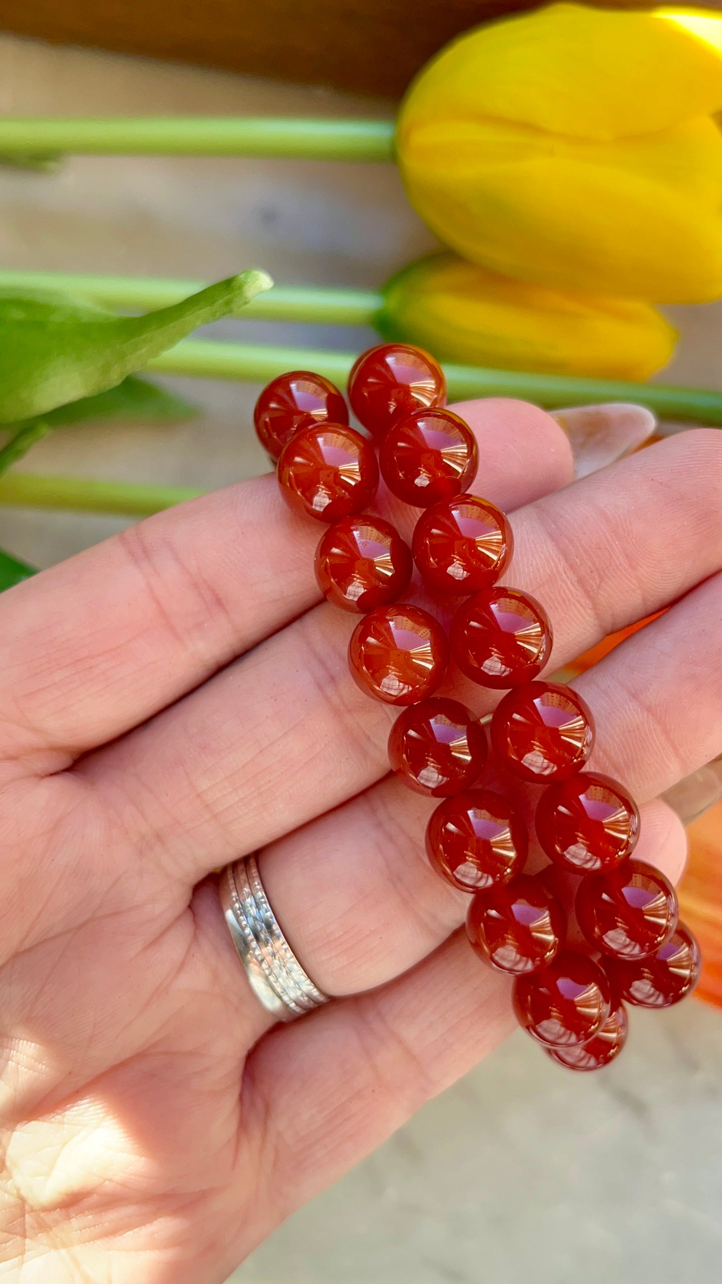 Bracciale di corniola big