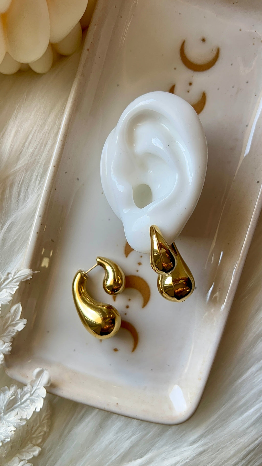Orecchini double drop