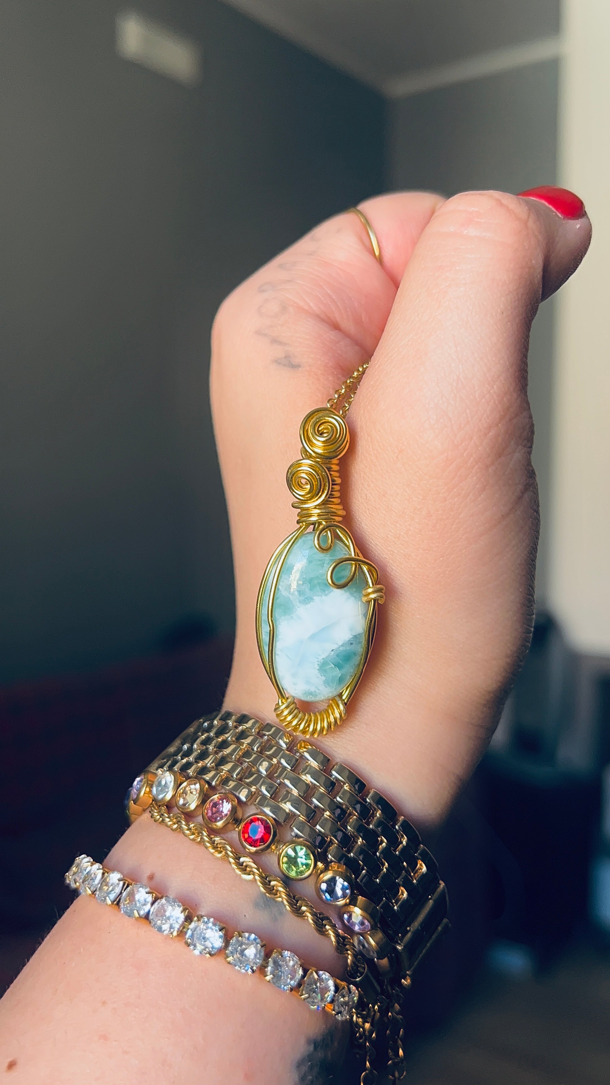 Ciondolo Larimar