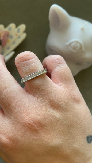 Anello baguette