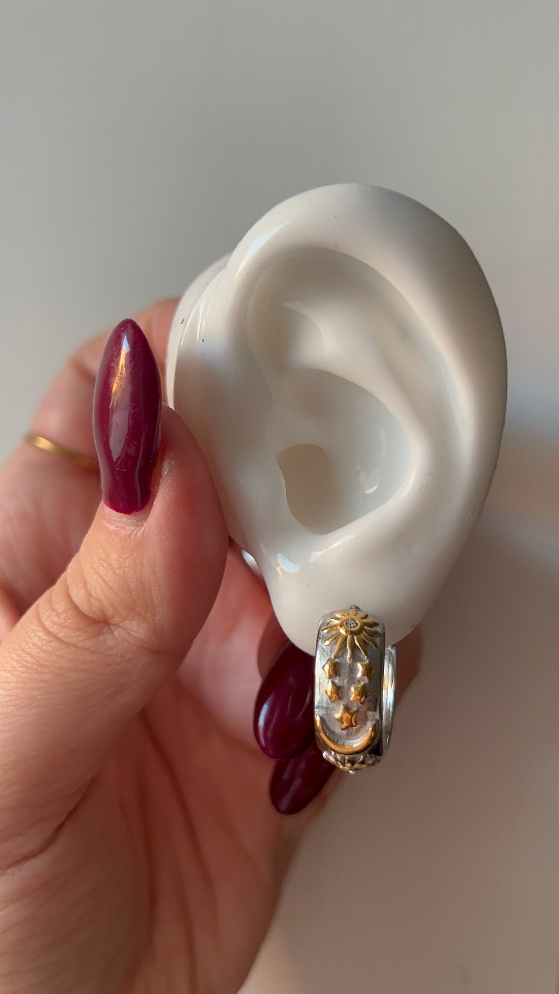 Orecchini «la mia metà»