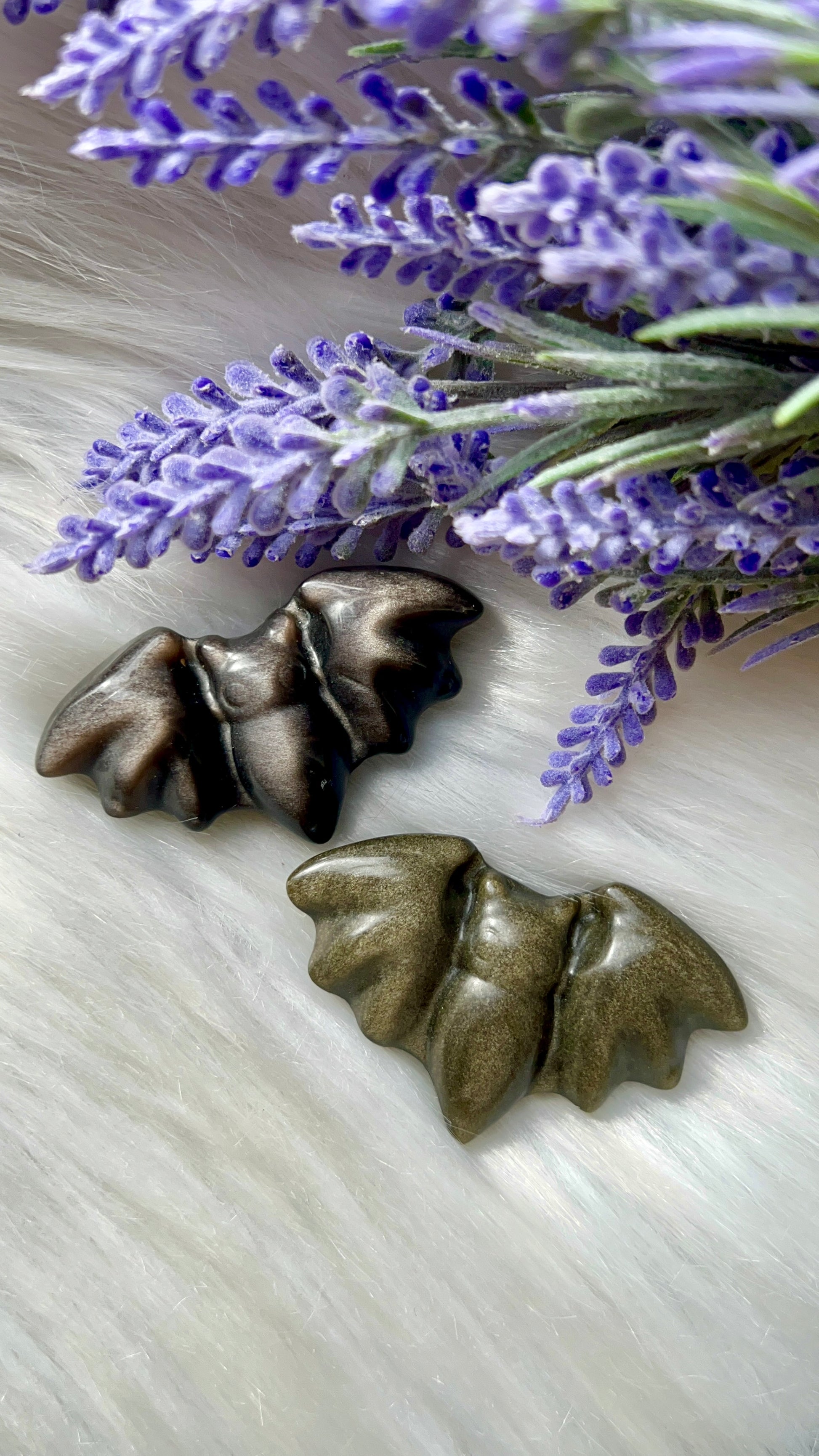 Pipistrelli in pietre naturali